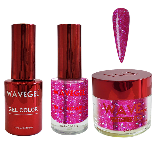 Wave Gel 4in1 Dipping Powder + Gel Polish + Nail Lacquer, QUEEN Collection, 115, Yes, Your Highness