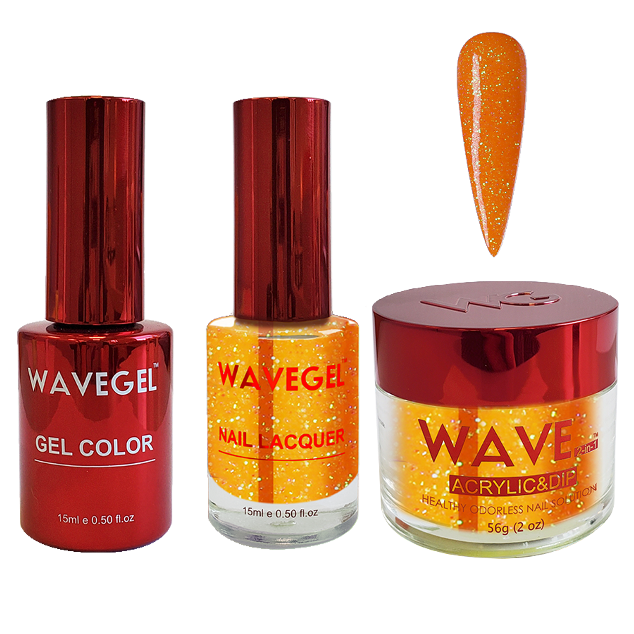 Wave Gel 4in1 Dipping Powder + Gel Polish + Nail Lacquer, QUEEN Collection, 116, The Crown