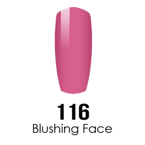DC Nail Lacquer And Gel Polish, DC 116, Blushing Face, 0.6oz MY0926