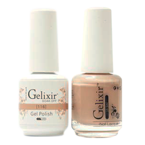 Gelixir Nail Lacquer And Gel Polish, 116, 0.5oz