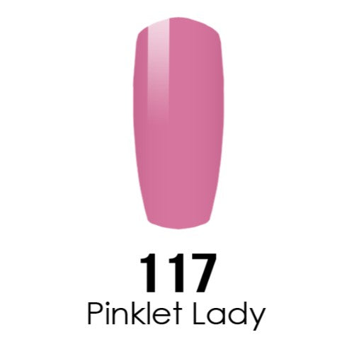 DC Nail Lacquer And Gel Polish, DC 117, Pinklet Lady, 0.6oz MY0926