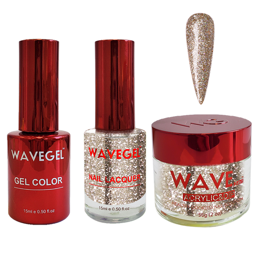 Wave Gel 4in1 Dipping Powder + Gel Polish + Nail Lacquer, QUEEN Collection, 117, Keep Up With Me