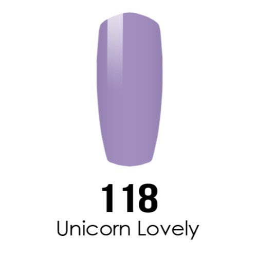 DC Nail Lacquer And Gel Polish, DC 118, Unicorn Lovely, 0.6oz MY0926