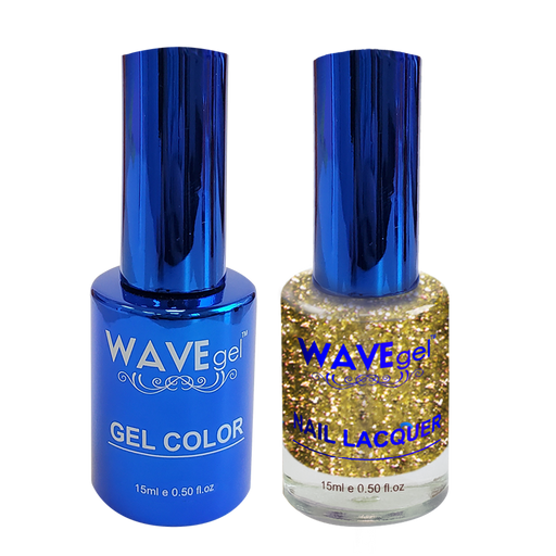 Wave Gel Nail Lacquer + Gel Polish, ROYAL Collection, 118, The Midas Touch, 0.5oz
