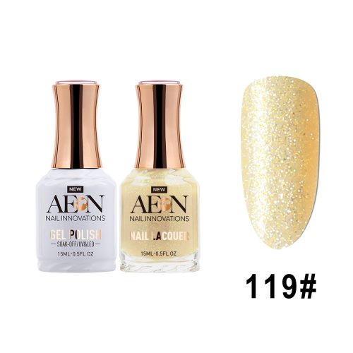 AEON Gel Polish + Nail Lacquer, 119, Sparkles Fly, 0.5oz OK0326LK