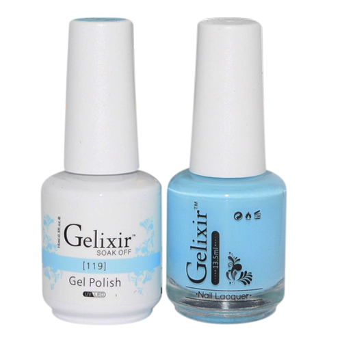 Gelixir Nail Lacquer And Gel Polish, 119, 0.5oz KK1010