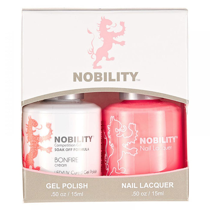 LeChat Nobility Gel & Polish Duo, NBCS119, Bonfire, 0.5oz KK