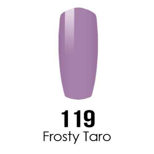 DC Nail Lacquer And Gel Polish, DC 119, Frosty Taro, 0.6oz MY0926