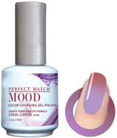 LeChat Mood Perfect Match Color Changing Gel Polish, MPMG11, Coral Caress, 0.5oz KK0823 BB