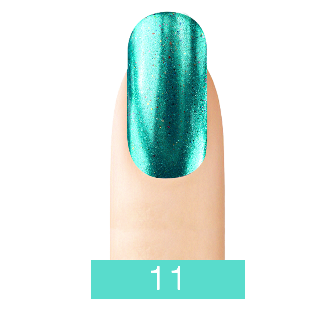 Cre8tion Chrome Nail Art Effect, 11, Turquoise, 1g KK0829