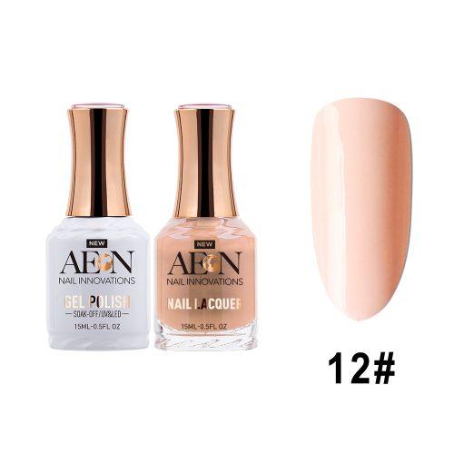 AEON Gel Polish + Nail Lacquer, 012, Oh! Shiny Peony, 0.5oz OK0326LK