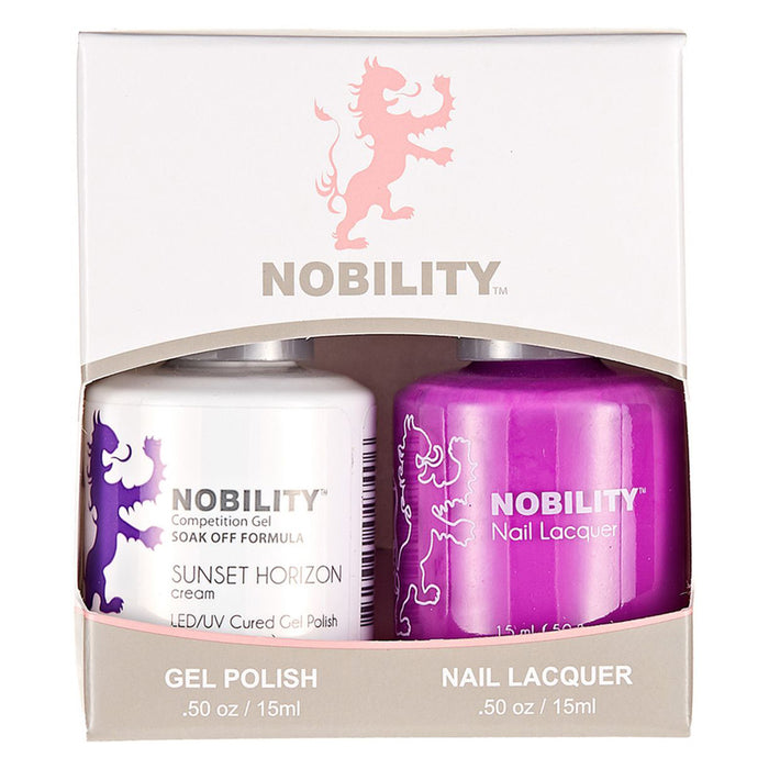 LeChat Nobility Gel & Polish Duo, NBCS120, Sunset Horizon, 0.5oz KK