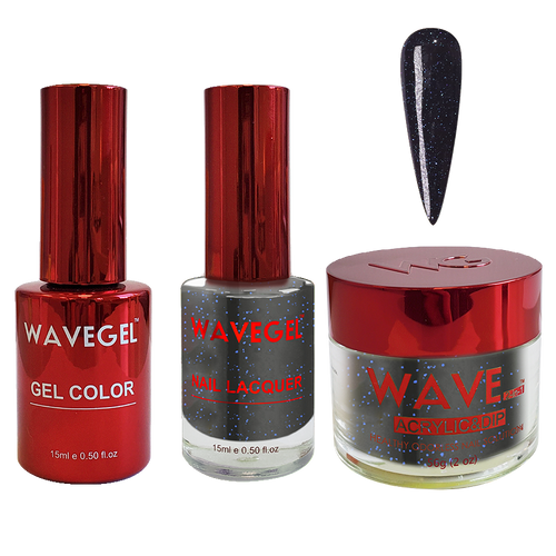 Wave Gel 4in1 Dipping Powder + Gel Polish + Nail Lacquer, QUEEN Collection, 120, Royal Secrets