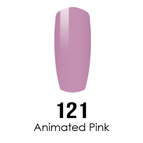 DC Nail Lacquer And Gel Polish, DC 121, Animated Pink, 0.6oz MY0926