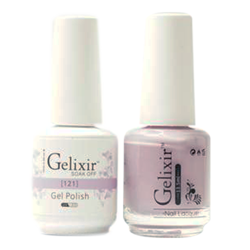 Gelixir Nail Lacquer And Gel Polish, 121, 0.5oz