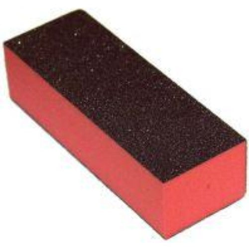 Cre8tion 3-Way Buffer (Made In USA), Orange Foam, Black Grit 80/100, 06031 (Packing: 500 pcs/case)