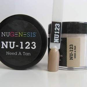 Nugenesis Dipping Powder, NU 123, Need A Tan, 2oz MH1005