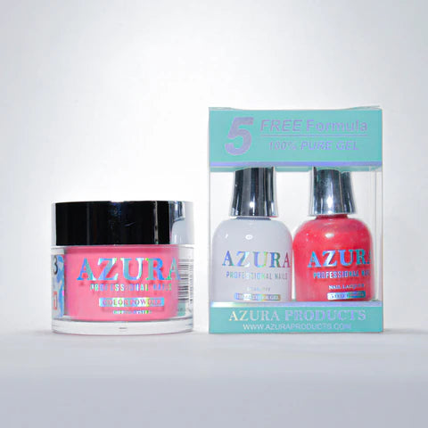 Azura 3in1 Dipping Powder + Gel Polish + Nail Lacquer, 123