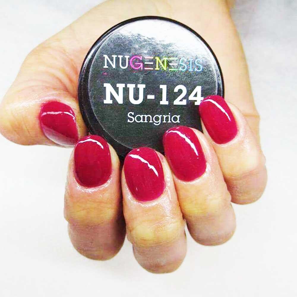 Nugenesis Dipping Powder, NU 124, Sangria, 2oz MH1005