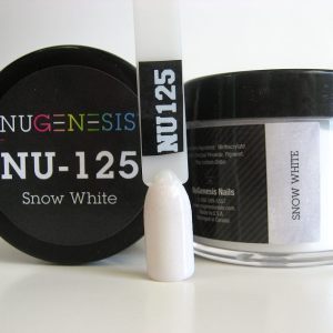 Nugenesis Dipping Powder, NU 125, Snow White, 2oz MH1005