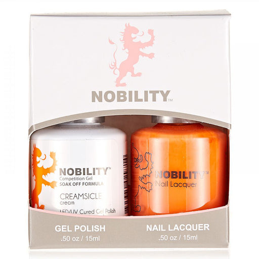 LeChat Nobility Gel & Polish Duo, NBCS125, Creamsicle, 50oz KK