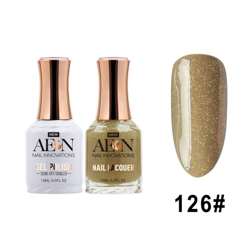 AEON Gel Polish + Nail Lacquer, 126, Neat Nickles, 0.5oz OK0326LK