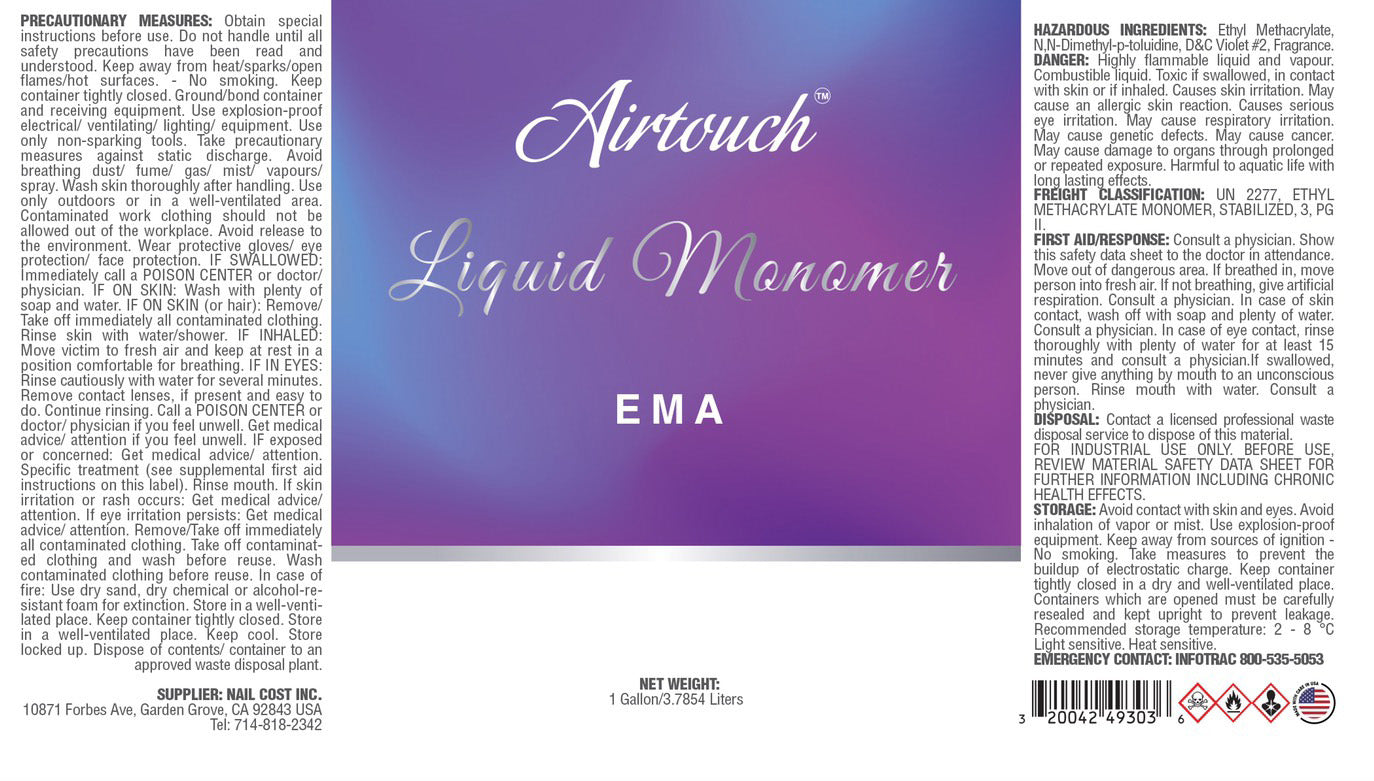 Airtouch Liquid 303 Fragrance (EMA - No MMA), 1Gal (Packing: 4 pcs/case)