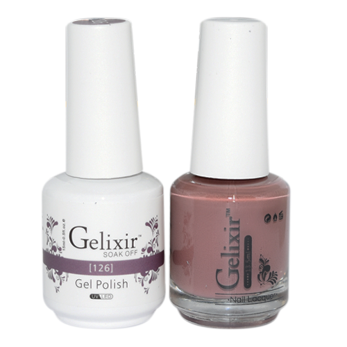 Gelixir Nail Lacquer And Gel Polish, 126, 0.5oz KK1010