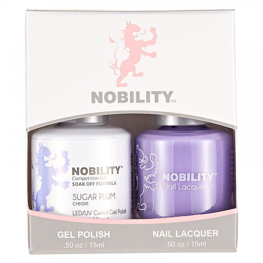 LeChat Nobility Gel & Polish Duo, NBCS126, Sugar Plum, 0.5oz KK