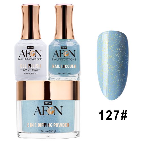 AEON 3in1 Dipping Powder + Gel Polish + Nail Lacquer, 127, Well That’s Sad OK0327LK