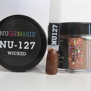 Nugenesis Dipping Powder, NU 127, Wicked, 2oz MH1005