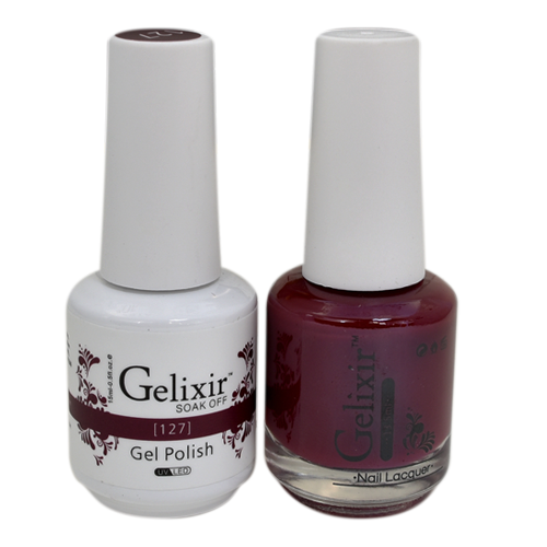 Gelixir Nail Lacquer And Gel Polish, 127, 0.5oz KK1010