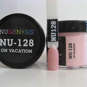 Nugenesis Dipping Powder, NU 128, On Vacation, 2oz MH1005