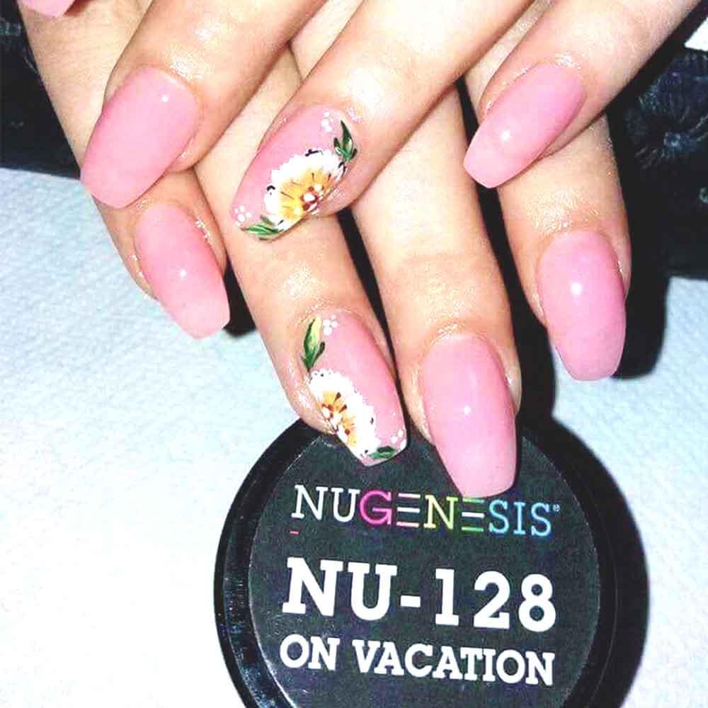 Nugenesis Dipping Powder, NU 128, On Vacation, 2oz MH1005