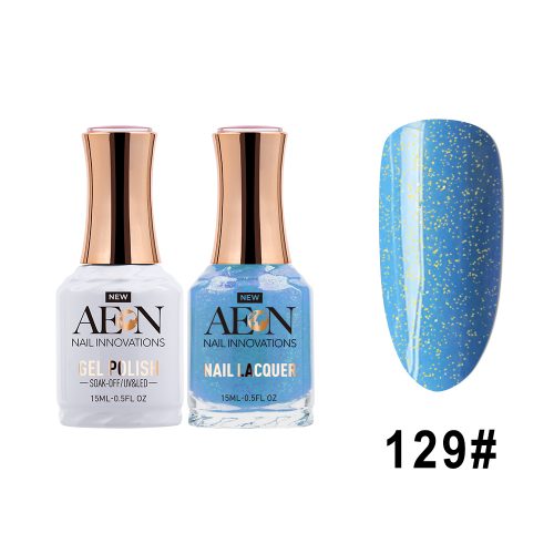 AEON  Gel Polish + Nail Lacquer, 129, April Shower, 0.5oz OK0326LK