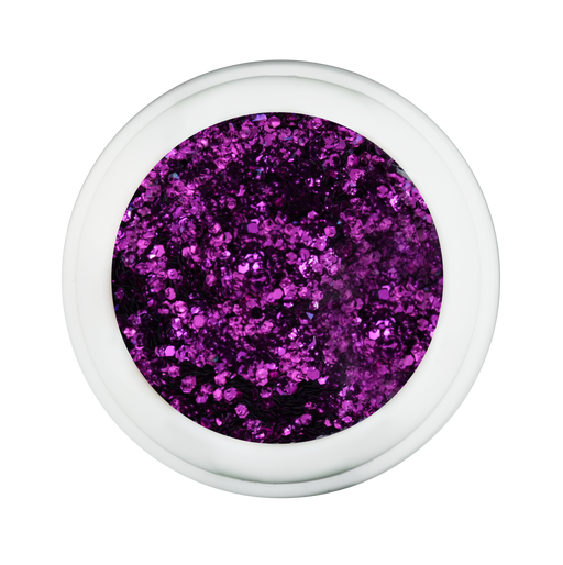 Cre8tion Nail Art Designed Confetti Glitter, 012, Round 1/24'', Pink, 0.5oz, 1101-0453 BB