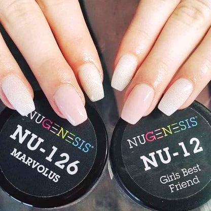 Nugenesis Dipping Powder, NU 012, Girls Best Friend, 2oz MH1005