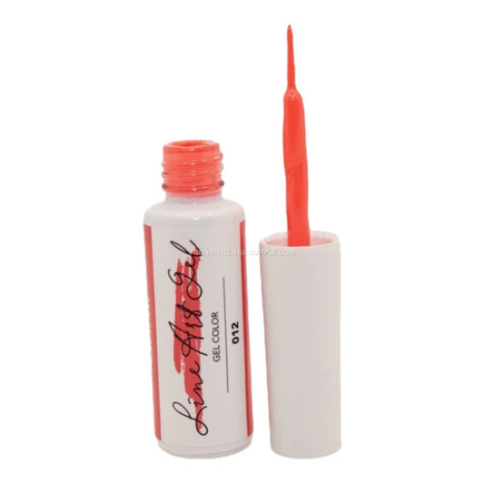 Gelixir Line Art Gel, 12, Coral Orange, 0.27oz