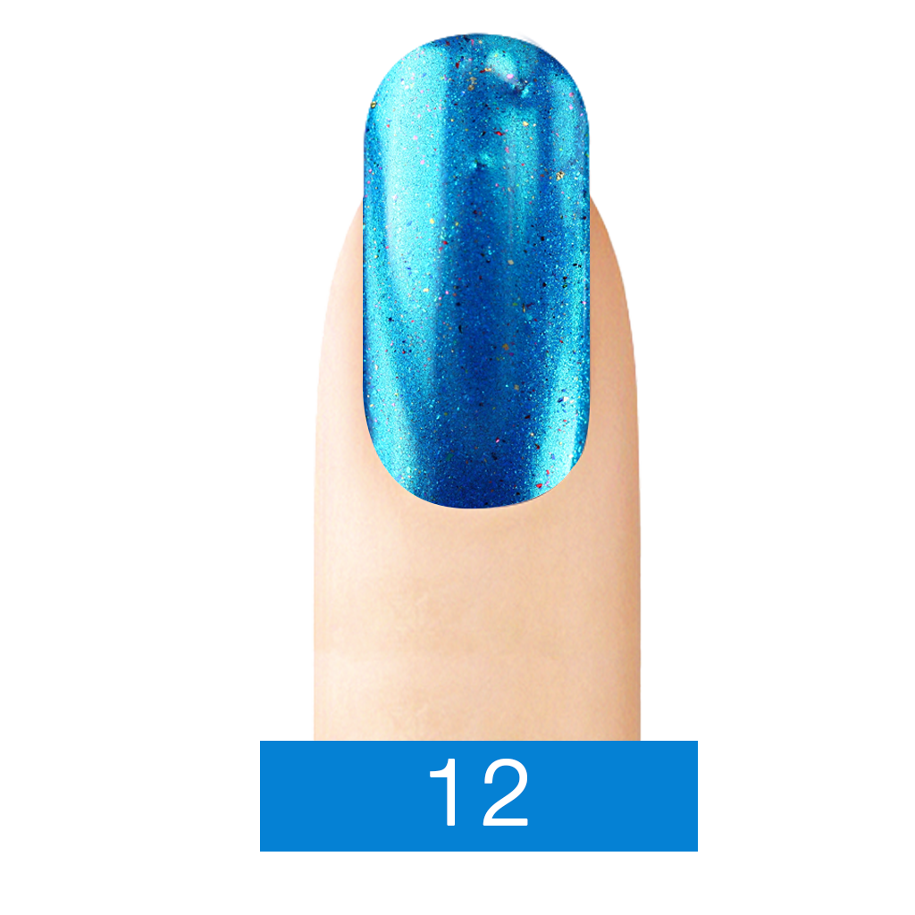 Cre8tion Chrome Nail Art Effect, 12, Bright Blue, 1g