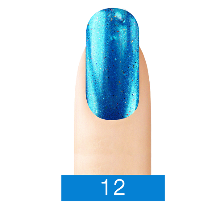 Cre8tion Chrome Nail Art Effect, 12, Bright Blue, 1g