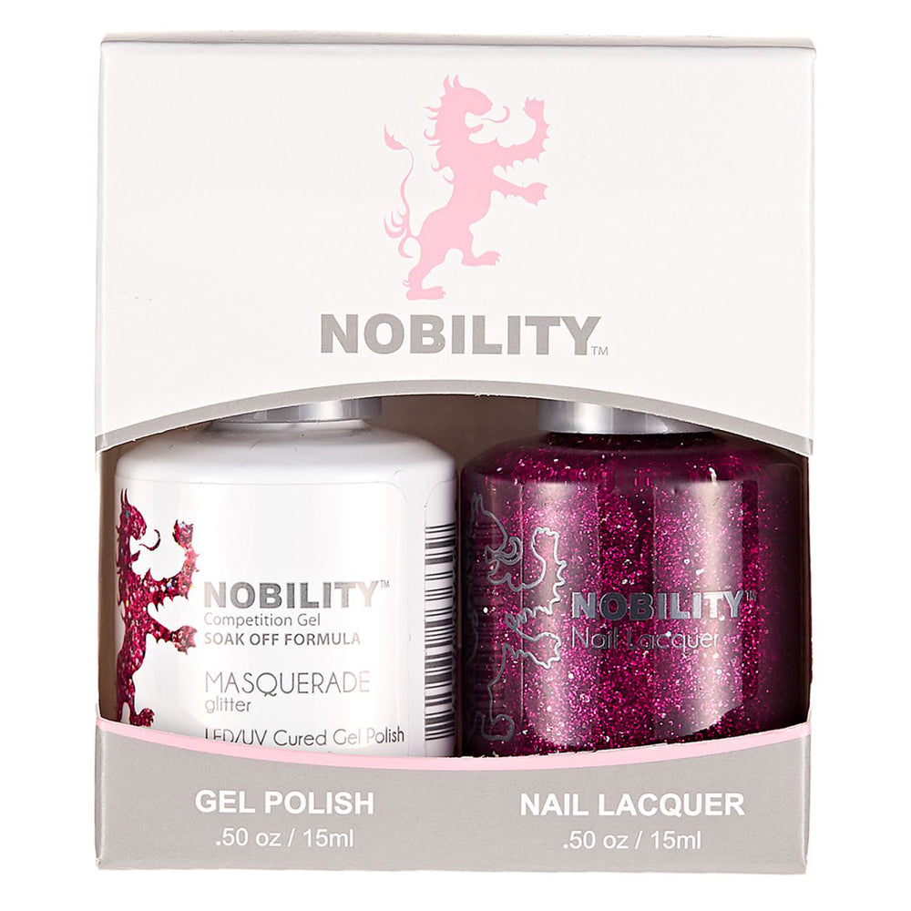 LeChat Nobility Gel & Polish Duo, NBCS130, Masquerade, 0.5oz KK