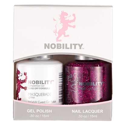 LeChat Nobility Gel & Polish Duo, NBCS130, Masquerade, 0.5oz KK