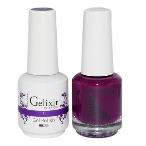 Gelixir Nail Lacquer And Gel Polish, 131, 0.5oz