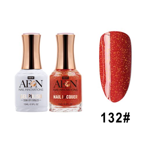 AEON Gel Polish + Nail Lacquer, 132, Top Notch Vino, 0.5oz OK0326LK
