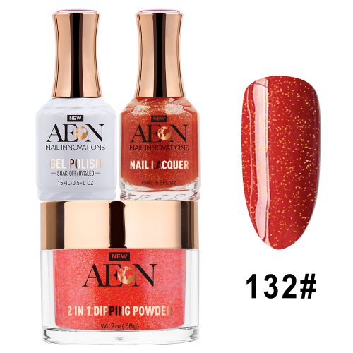 AEON 3in1 Dipping Powder + Gel Polish + Nail Lacquer, 132, Top Notch Vino OK0327LK