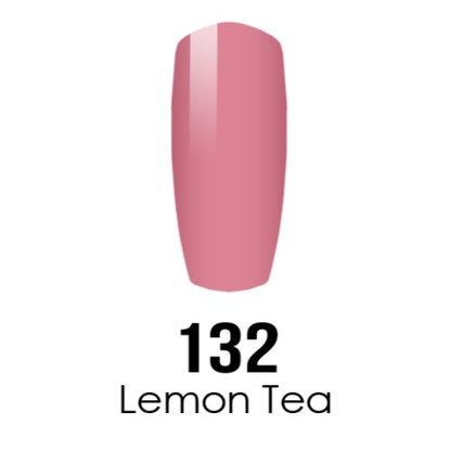 DC Nail Lacquer And Gel Polish, DC 132, Lemon Tea, 0.6oz MY0926