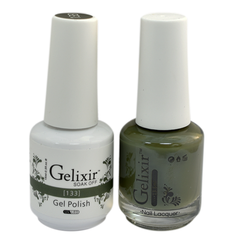 Gelixir Nail Lacquer And Gel Polish, 133, 0.5oz KK1010