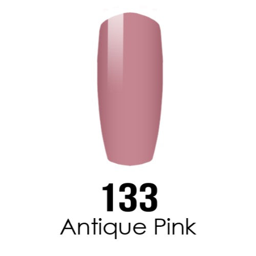 DC Nail Lacquer And Gel Polish, DC 133, Antique Pink, 0.6oz MY0926