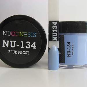 Nugenesis Dipping Powder, NU 134, Blue Frost, 2oz MH1005