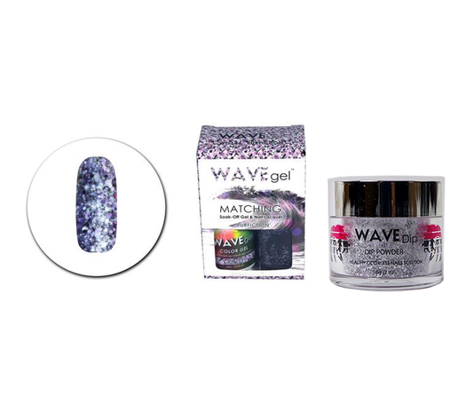 Wave Gel 3in1 Dipping Powder + Gel Polish + Nail Lacquer, 134, Purfiction OK0603MD